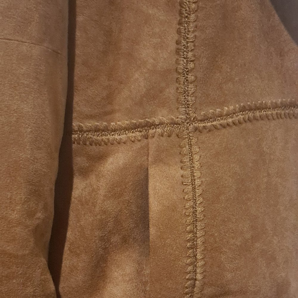CHICO'S WOMEN'S SUEDE LIKE JACKET - Picture 5 of 8